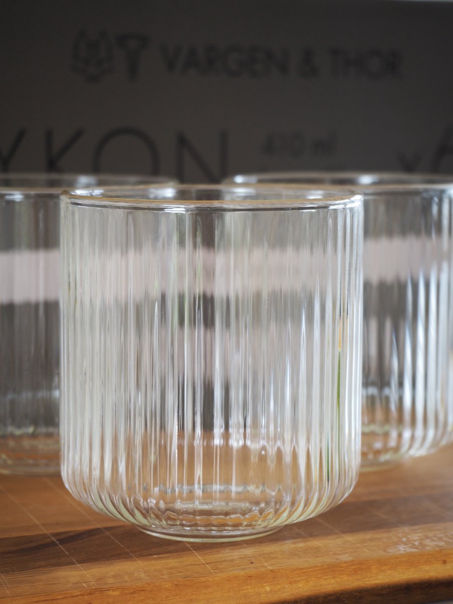 Vargen & Thor YKON EVIDENT - drinkglas - transparant - 410 ml