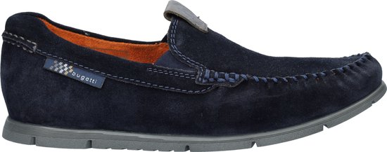 Bugatti Clipperton Instappers blauw Suede - Maat 41