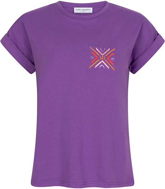 Lofty Manner T-shirt T-shirt Elliot Pe07 Purple Dames Maat - XL