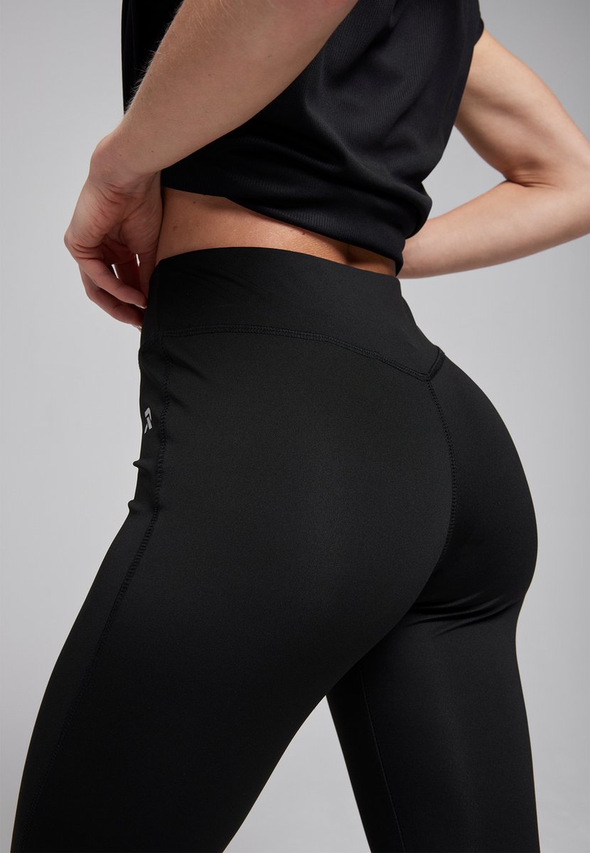 Redmax Sportlegging Dames Perfect RMXRomy - Sportkleding - Geschikt voor Fitness en Yoga - Dry Cool - Zwart - XL