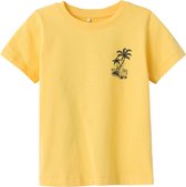 Name it t-shirt jongens - geel - NMMfole - maat 98