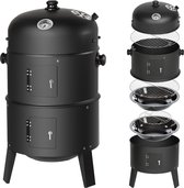 tectake® - Charcoal Grill Rookoven Barbeque - Zwart - 400820