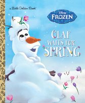 Olaf Waits for Spring Little Golden Books Frozen