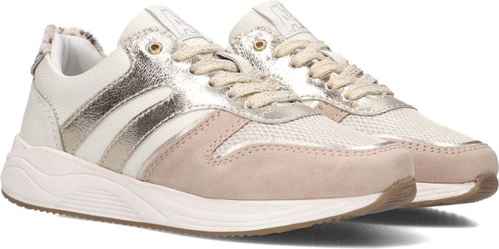 Apples & Pears 12091 Lage sneakers - Leren Sneaker - Meisjes - Beige - Maat 32