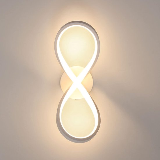 Goeco wandlamp - 33cm - Medium - 20W - LED - warmwitte licht - 3000K - voor slaapkamer, trap, gang