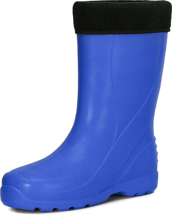 Ladeheid LA-DW-STrack Dames Regenlaarzen - Rubber - Thermo - Gevoerd - EVA - Korenbloem-817 - 39