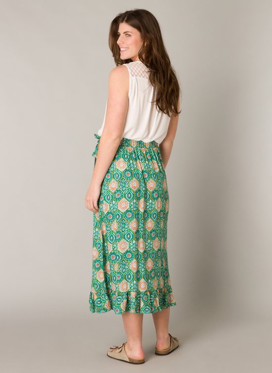ES&SY Weslynn Skirts - Green/Multi-Colour - maat 46
