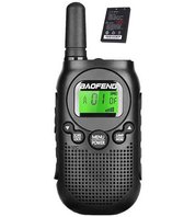 Baofeng BF-T6 PMR446 mini talkie-walkie avec batterie Zwart