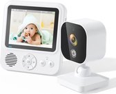 Coco® - Draadloze Slimme Babyfoon - Met Camera - Nanny Cam - Beveiliging - Elektronisch