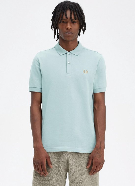 Fred Perry Plain fred perry shirt - slvrblue dkcaram
