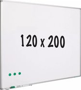 Whiteboard geëmailleerd staal Alex - Wit - Magnetisch - 120x200cm