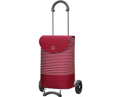 Andersen SHOPPER MANUFAKTUR Boodschappentrolley Scala Shopper Tilde Red Donkerrood 101cm
