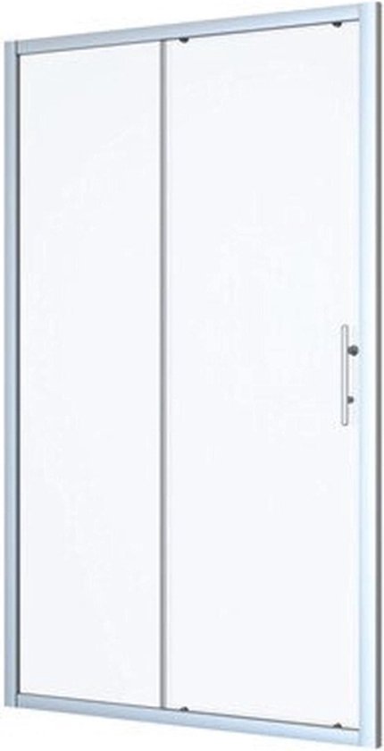 Foto: Schuifbare douchedeur hoogte 120x195cm 8mm helder antikalk nano glas hoogwaardige aluminium profielen