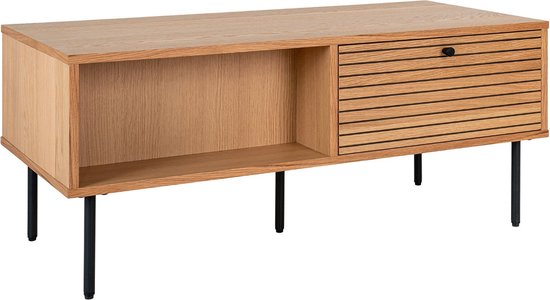 Table basse Placage Chêne - 100x50x45cm - House Nordic