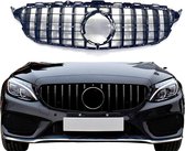 Mercedes C Klasse W205 Facelift (2018-2021) GT-R Style Grill Glans Zwart