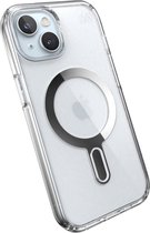 Speck Presidio Clear + ClickLock geschikt voor Apple iPhone 15 Clear - with Microban