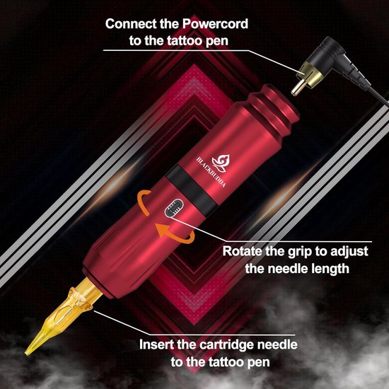 Machine à Tatouer Et Aiguilles - Kit Neuf Sous Emballage Pour Tatouage - Matériel Professionnel Ou Débutant
