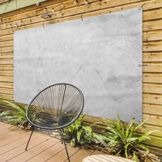 Muurdecoratie Marmer - Textuur - Grijs - Marmerlook - 180x120 cm - Tuinposter - Tuindoek - Buitenposter