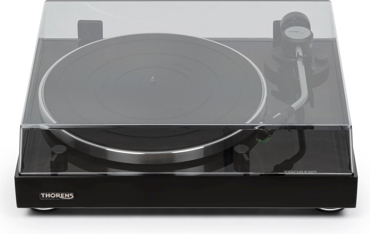 Thorens TD 204 zwart Platenspeler