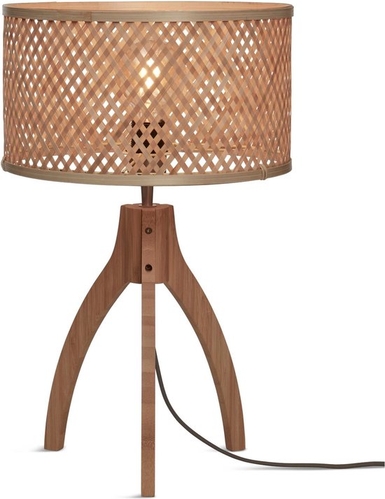 GOOD&MOJO Lampe à poser Java - Bamboe - Ø18cm - Moderne