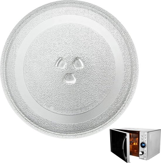  Glazen draaiplateau voor van 24,5 cm Ronde glazen plaat voor bol