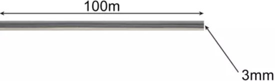 MOZY - Bosmaaierdraad - Grijs - 100 Meter - 3 mm - Vierkant - Extra Stevig - Grastrimmerdraad - Snijdraad - Draadspoel - Zonder Bosmaaier - Trimmerdraad - Trimdraad - Kantenmaaier - Maaidraad — afbeelding 3