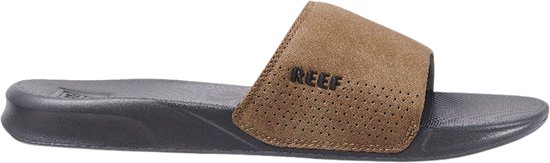 Reef One Slidegrey/Tan Heren Slippers - Grijs/Cognac - Maat 42