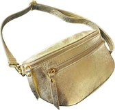 Metallic Gouden Heuptas - Met voorvak - Heuptassen - Fannypack - Gouden tassen - Goud