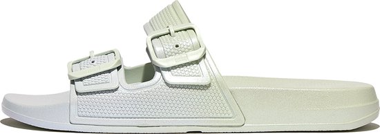 FitFlop Iqushion Iridescent Two-Bar Buckle Slides