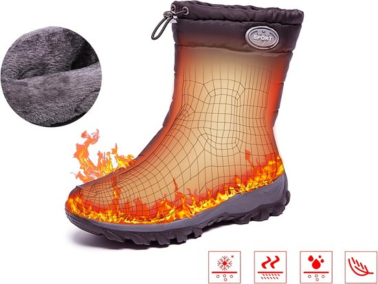 Livano Bottes de neige pour femme – Bottes de neige Sports d'hiver – Gadgets de ski pour femme – Raquettes – Taille 39