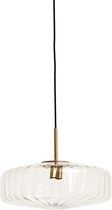 vtwonen Hanglamp Pleat - Glas - Ø30cm - Retro - Woonkamer - Slaapkamer