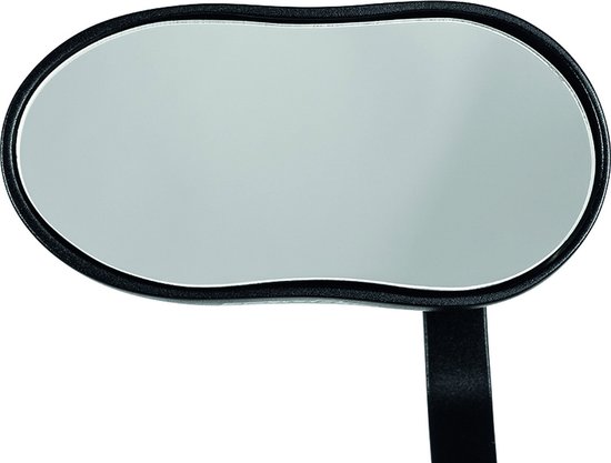 Ergotec Spiegel Klein M-88 Kort Aluminium zwart — afbeelding 2
