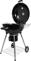 BBQ Houtskool Barbecue - Grilloppervlak 44 x 32 cm - Zwart