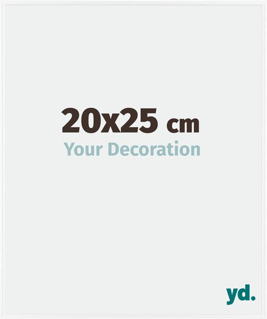 Cadre Photo Your Decoration Evry - 20x25cm - Wit Brillant