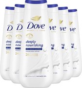 Bol.com Dove Advanced Care Verzorgende Douchegel - Deeply Nourishing - 6 x 600 ml - Voordeelverpakking aanbieding