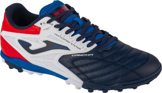 Joma Cancha 2403 TF CANS2403TF, Homme, Bleu Marine, Chaussures de football, taille: 43
