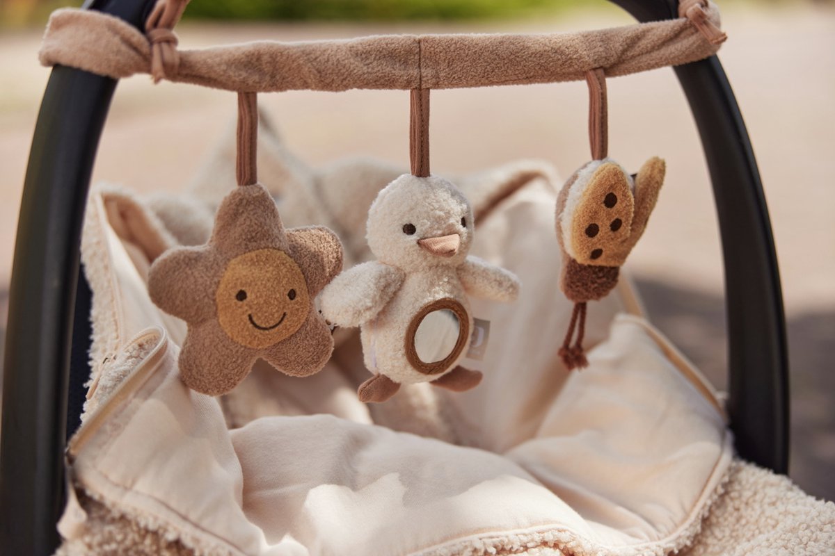 Jollein Voetenzak Boucle Naturel – Autostoel & Kinderwagen thumbnail 6