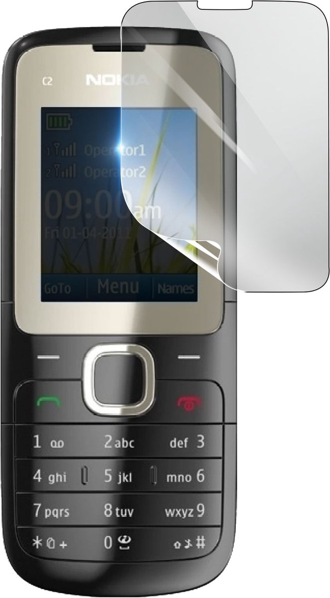 3mk, Geschikt voor Nokia C2-00, Schokbestendige Hydrogel Screenprotector, Transparant