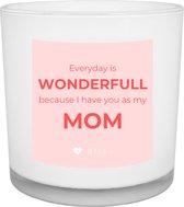 Geurkaars O'Bliss quote - wonderfull mom - mom collection - moederdagcadeau