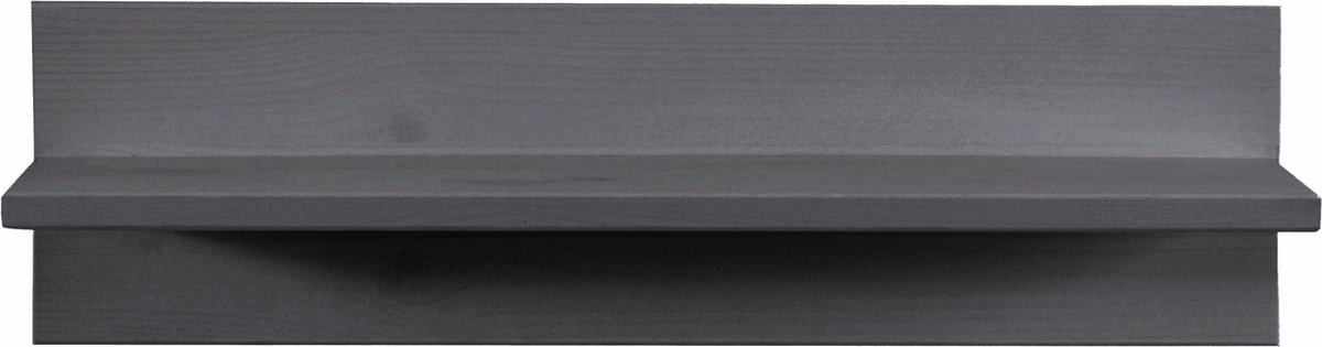 Toscana-Wandplank Smal - Grijs Grenen
