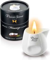 Plaisirs Secrets Massagekaars Kokos - 80 ml