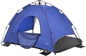 In And OutdoorMatch Strandtent Earlene - Pop-Up - 215x135x140 cm - Blauw - Innovative System