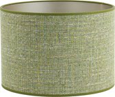 Light & Living - Lampenkap TWEED - Ø25x18cm - Groen