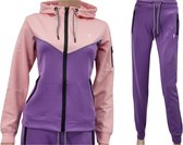 Hitman - Ensemble de jogging pour femme - Survêtement pour femme - Violet - Taille XL