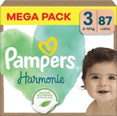 Pampers - Harmonie - Taille 3 - Mega Pack - 87 pièces - 6/10 KG