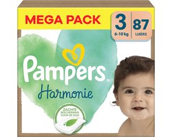 Pampers Harmonie luiers - Maat 3 - 87 Luiers (6-10 KG)