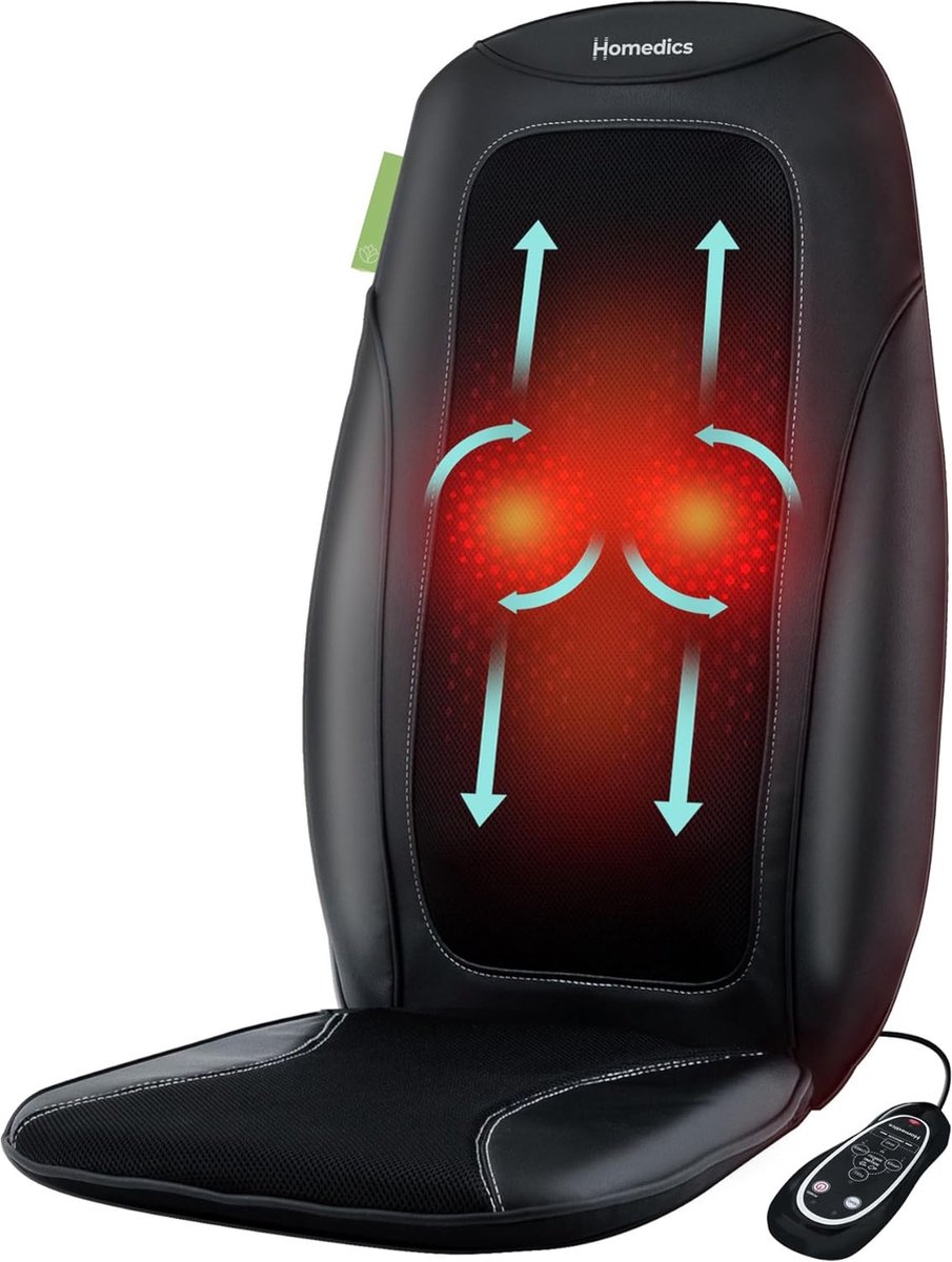 Goedkoopste Rugmassagestoel met diepe warmte massage - 3 programma's - meerdere trillingsniveaus - etherische oliën optie