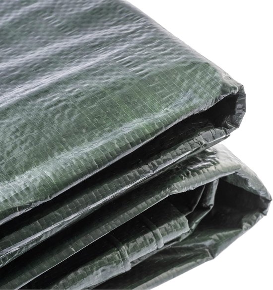 GardenMate 3 x 3 m 120 g/m² geweven zeil groen dekzeil beschermzeil bootzeil