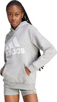 adidas Sportswear Essentials Logo Boyfriend Fleece Hoodie - Dames - Grijs- XL