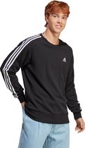 adidas Sportswear Essentials French Terry 3-Stripes Sweatshirt - Heren - Zwart- L